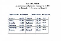 Сегежа Валдай