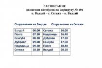 Сегежа - Валдай 18 июня